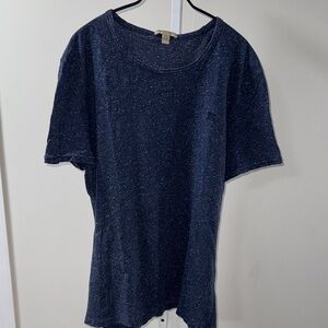 Burberry Blue Speckled tee shirt large